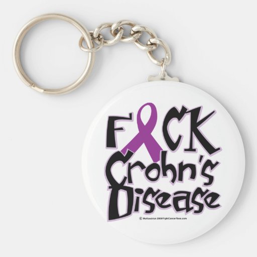 Fuck Crohn's Disease Keychains