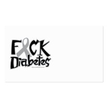 Fuck Diabetes Business Cards