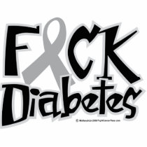 Fuck Diabetes photo sculptures
