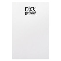 Fuck Diabetes stationery