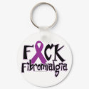 Fuck Fibromyalgia keychains by fightcancertees Fuck Fibromyalgia keychains