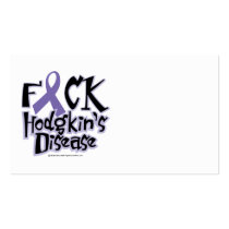 Fuck Hodgkin's Disease business cards
