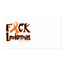 Fuck Leukemia business cards