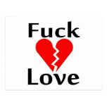 Fuck Love Postcard