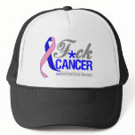 Fuck Male Breast Cancer hats