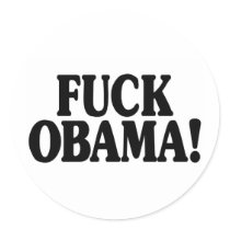 Fuck Obama! stickers