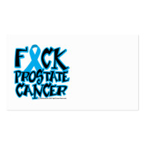 Fuck Prostate Cancer business cards