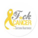 Fuck Sarcoma Round Stickers