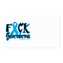 Fuck Scleroderma business cards