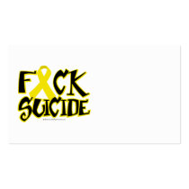 Fuck Suicide business cards