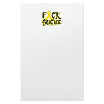 Fuck Suicide stationery