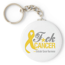 Fuck Testicular Cancer Key Chains