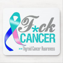 Fuck Thyroid Cancer Mouse Pads