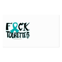 Fuck Tourette's Syndrome business cards