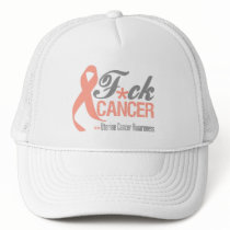 Fuck Uterine Cancer Hats