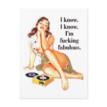 Fucking Fabulous postcards