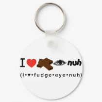 Fudge Eye Nuh keychains by CityRoyalty Fudge Eye Nuh keychains