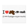 Fudge Eye Nuh Postcards