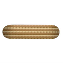 Fudge Striped Shortbread Cookies Skate Board Decks