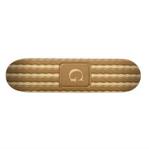Fudge Striped Shortbread Cookies Skate Boards