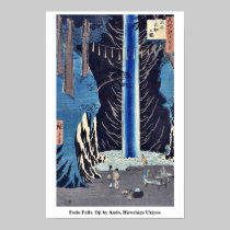 Fudo Falls, Oji by Ando, Hiroshige Ukiyoe posters