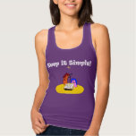 "Fudsy Faces",Keep it Simple, Racerback Tank Top