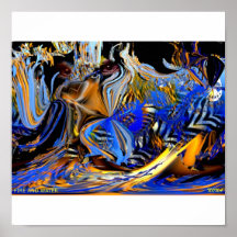 FUEGO Y AGUA POSTER