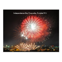 Fuegos artificiales del Día de la Independencia, T Tarjetas Postales