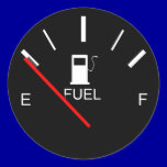 FUEL GAUGE EMPTY FULL BLACK WHITE RED TRAVEL stickers