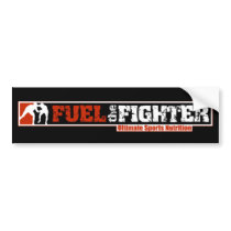 Fuel The Fighter Bumper Sticker bumper stickers