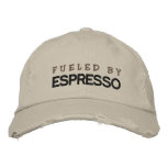 FUELED BY ESPRESSO EMBROIDERED HATS