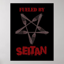 Fueled by Seitan Print