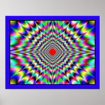 Fuente de luces y de colores poster