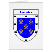 Fuentes Coat of Arms/Family Crest cards by NameGame Fuentes Coat of Arms/Family Crest cards
