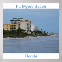 Fuerte Myers frente al mar Impresiones