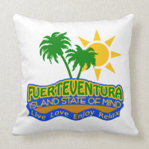 Fuerteventura Island State of Mind pillow