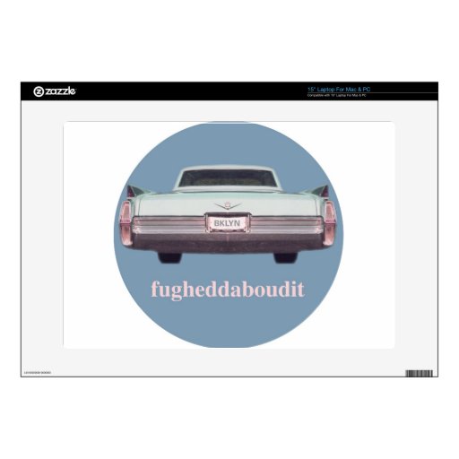fugheddaboutit car 15" laptop decal