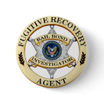 Fugitive Recovery Agent Pins
