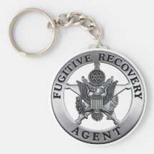 FUGITIVE RECOVERY AGENT KEYCHAIN