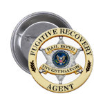 Fugitive Recovery Agent Pins