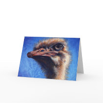 Fugley Ostrich Greeting Card by artbyjolyn Fugley Ostrich Greeting Card