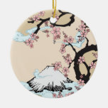 Fuji and Sakura Ornament