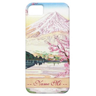 Fuji from Kawaguchi Okada Koichi shin hanga japan iPhone 5/5S Covers