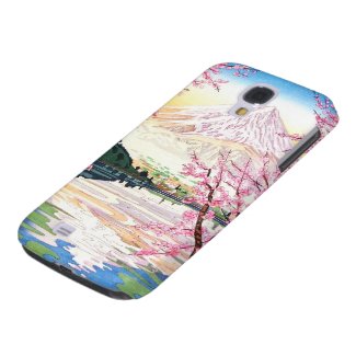 Fuji from Kawaguchi Okada Koichi shin hanga japan Samsung Galaxy S4 Case