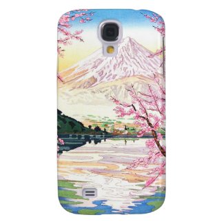 Fuji from Kawaguchi Okada Koichi shin hanga japan Samsung Galaxy S4 Case