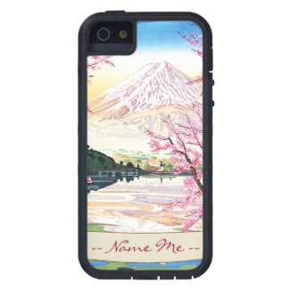 Fuji from Kawaguchi Okada Koichi shin hanga japan iPhone 5 Case