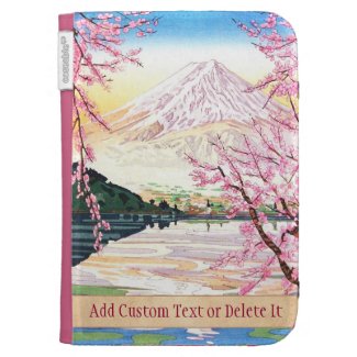 Fuji from Kawaguchi Okada Koichi shin hanga japan Kindle 3G Covers