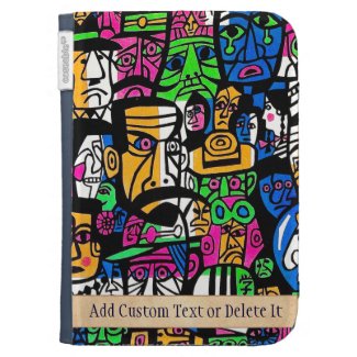 Fujishima Takeji THREE GENERATION abstract art Kindle Case