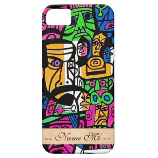 Fujishima Takeji THREE GENERATION abstract art iPhone 5/5S Cover