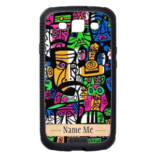 Fujishima Takeji THREE GENERATION abstract art Samsung Galaxy SIII Cases